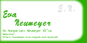 eva neumeyer business card